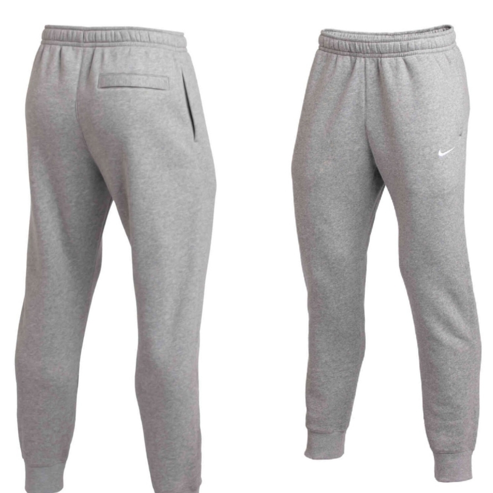 Nike Club Fleece Joggers – Dark Grey Heather size large Men's